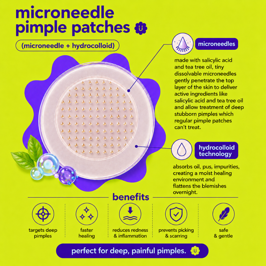 MICRONEEDLE Pimple Patches